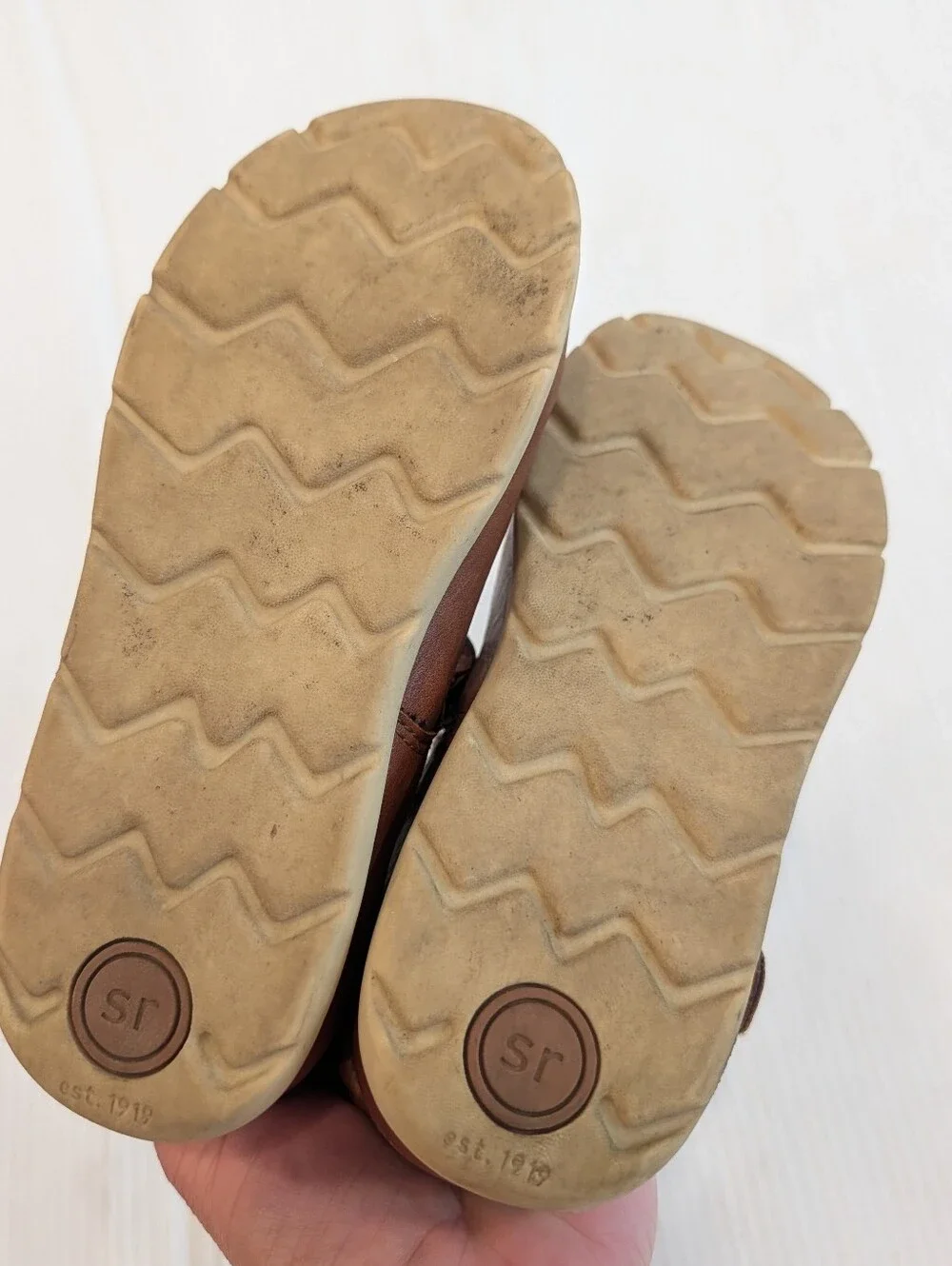 STRIDE RITE Sophia Girls' Brown Mary Jane Strap Shoes Size 12